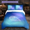 Sheffield Wednesday Football 3 Piece Bedding Set Soft Duvet Cover Set with Pillowcases Printed Bedroom Decor Set for Home