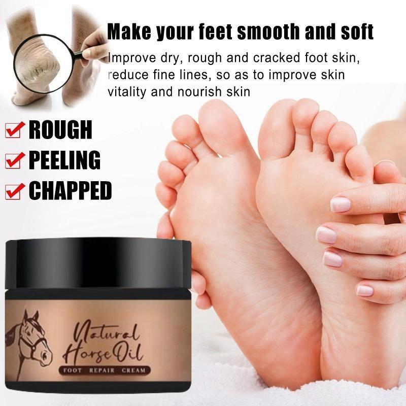 Equine Oil Foot Repair Cream Dry and Cracked Feet, Peeling, Nourishing, Moisturizing, Repairing and Anti Cracking Cream