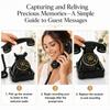 Vintage Recording Phone Audio Guestbook Guest Book Phone New Rotary Turantable Phone White Pink Gold Printing for Party Rental