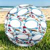 Blue Smurfs Print Size 5 Soccer Ball, PU Wear Resistant Football for Match Training and Daily Practice, Birthday Gift for Soccer Fans