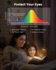 Lightweight Rechargeable 9 LED Amber Book Light  3 Color for Reading in Bed Eye-Care Clip-on Reading Light up to 80 Hours