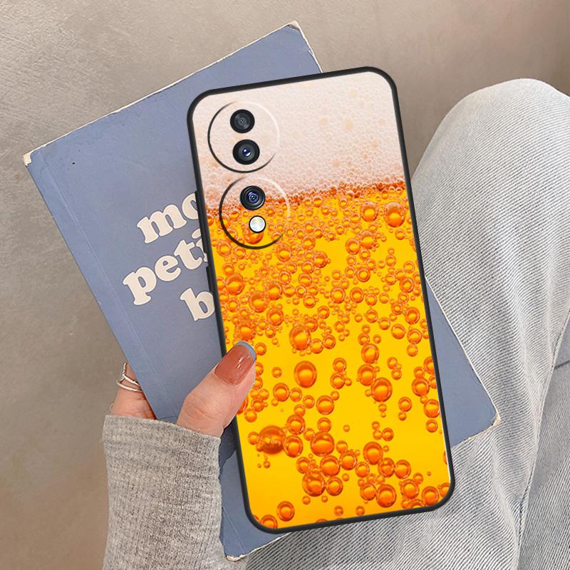 

Beer Bubble Case For Honor Magic 8 5 6 7 Pro Cover For Honor 400 200 Lite 50 70 90 X8a X8b X9a X9b X9c Honor Magic5 Pro