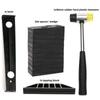 Bar Home Tapping Block Floor Fitting Tool Wood Flooring Laminate Installation Kit Rubber Hammer