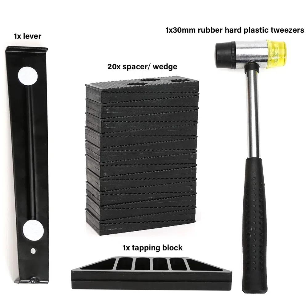 Hand Tool Set Pull Bar Laminate Installation Kit Rubber Hammer Floor Fitting Tool Wood Flooring