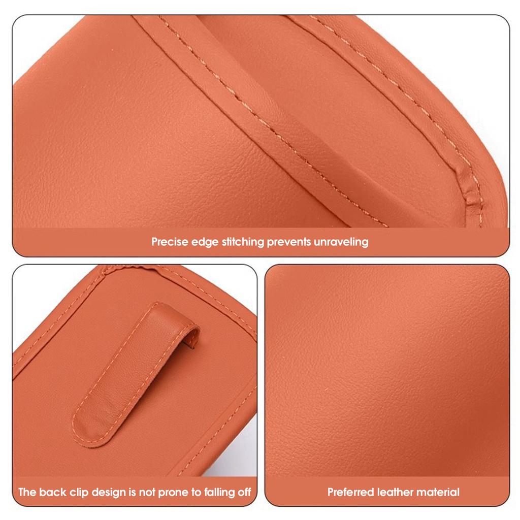 Car Cup Holder Seat Back Organizer PU Leather beverage Drink Storage Pouch Organizer car seat pocket organizer case