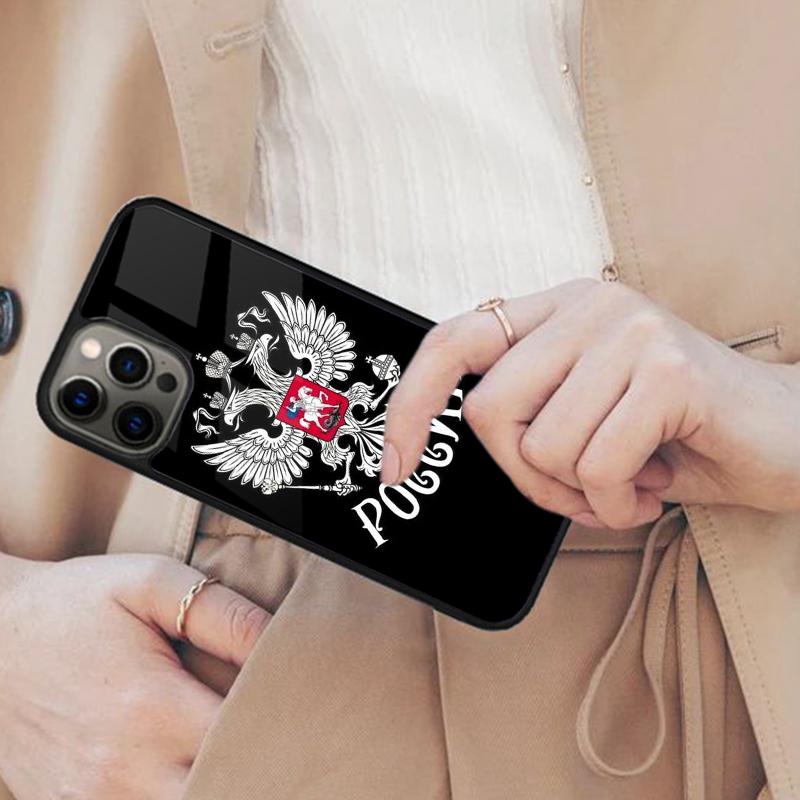 

Russia Russian Coat Of Arms Magnetic Phone Case For APPLE iPhone 17 Air 16 14 13 12 Pro Max 15 Plus Wireless MagSafe Cover iPhone 14