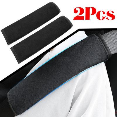 2pcsUniversal Car Safety Belt Cover Adjustable Seat Belt Cover Shoulder Strap Covers Car Shoulder Protector Pad Auto Accessories