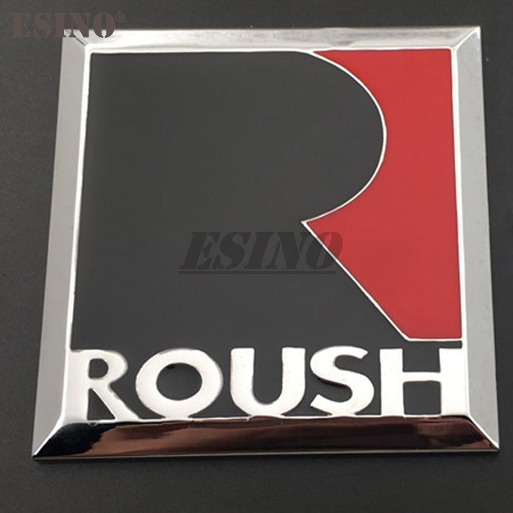 1Pc 3D Roush Performance Car Trunk Metal Alloy Grill Adhesive Badge Emblem Body Tailgate Accessories For Mustang Shelby GT GT 500