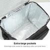 Camping Storage Bag Large Capacity Insulated Lunch Bag with Adjustable Shoulder Strap Insulated Case for Spring Outing Travel