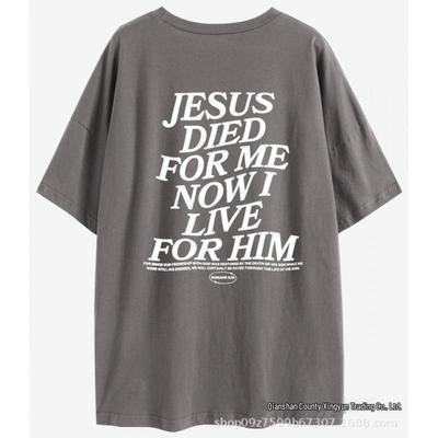 Women's Summer Printed Letter T-Shirt - Short-Sleeve, Loose Fit, Round Neck - Trendy European & American Style