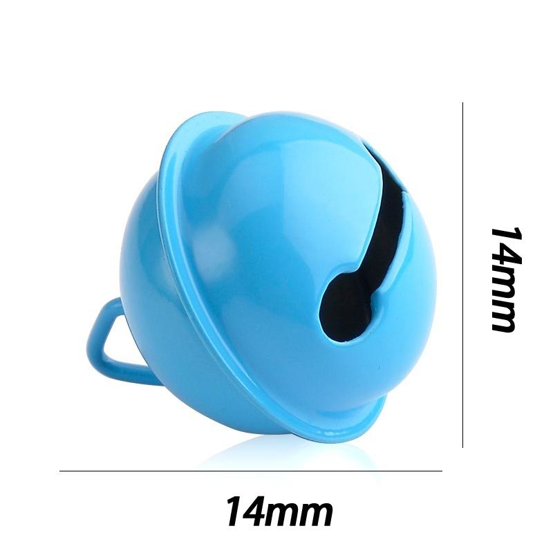 Clochettes Colorées 14/18/22mm Petit Pendentif Accessoires Porte-clés DIY Clochettes Rondes pour Animaux (50 pièces)