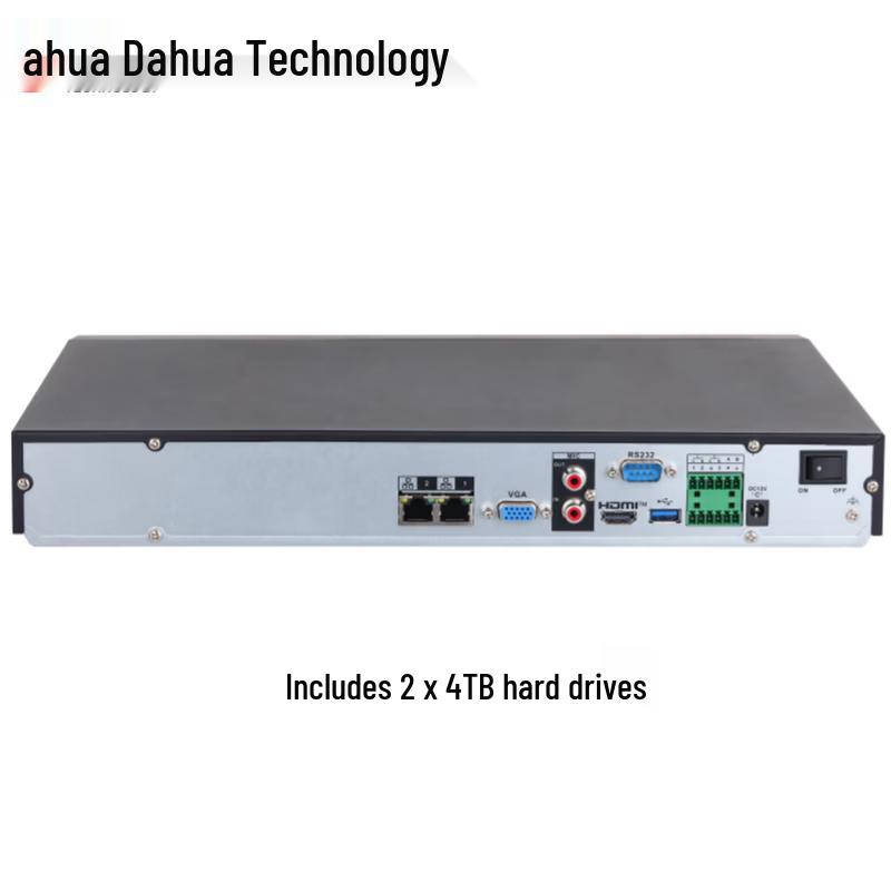 Dahua DH-NVR8232-X 32-Kanal 2-Schacht Netzwerk-Videorekorder CN-Stecker (Adapter enthalten)