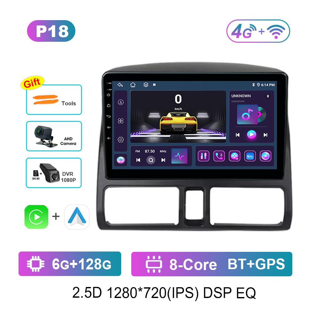 Android OS for Honda CR-V CRV 2 2001 - 2006 Car Radio Multimedia Player 4G Bluetooth WiFi GPS Navigation IPS Screen Auto Tools