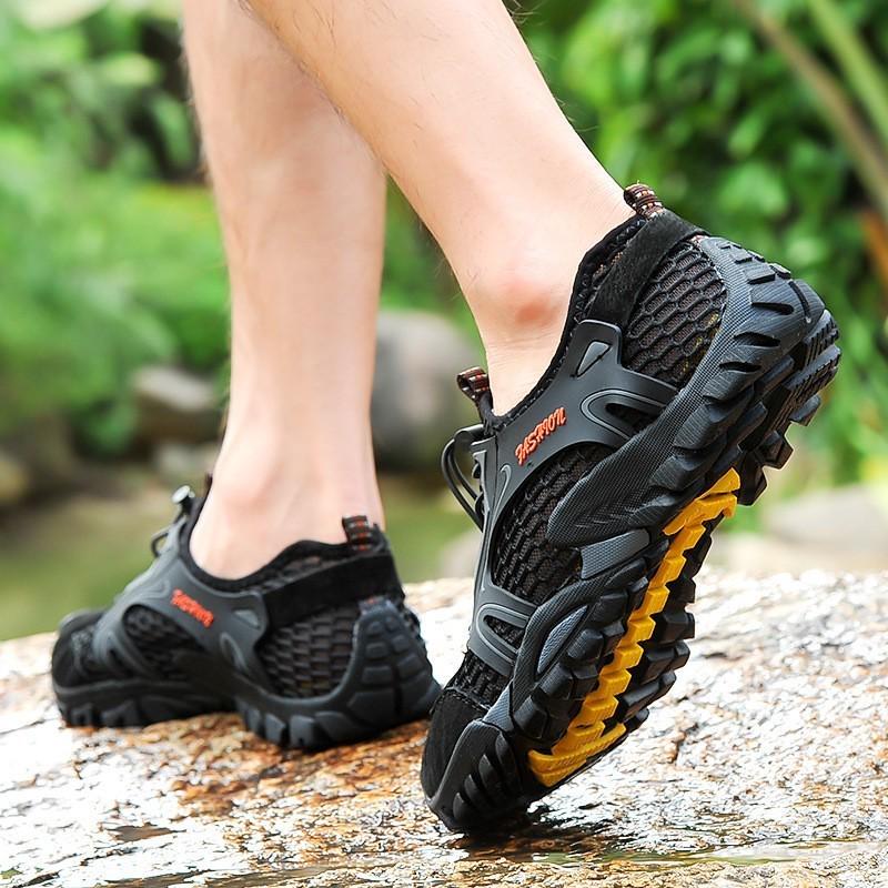 Plus Size 39-50 Hiking Trekking Sneakers Men Quick Dry Water Aqua Shoes Non Slip Breathable Outdoor Sport Shoes