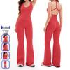 Zechuang Cross-Border Shockproof Yoga & Fitness Set with Stylish Hollow Back Design