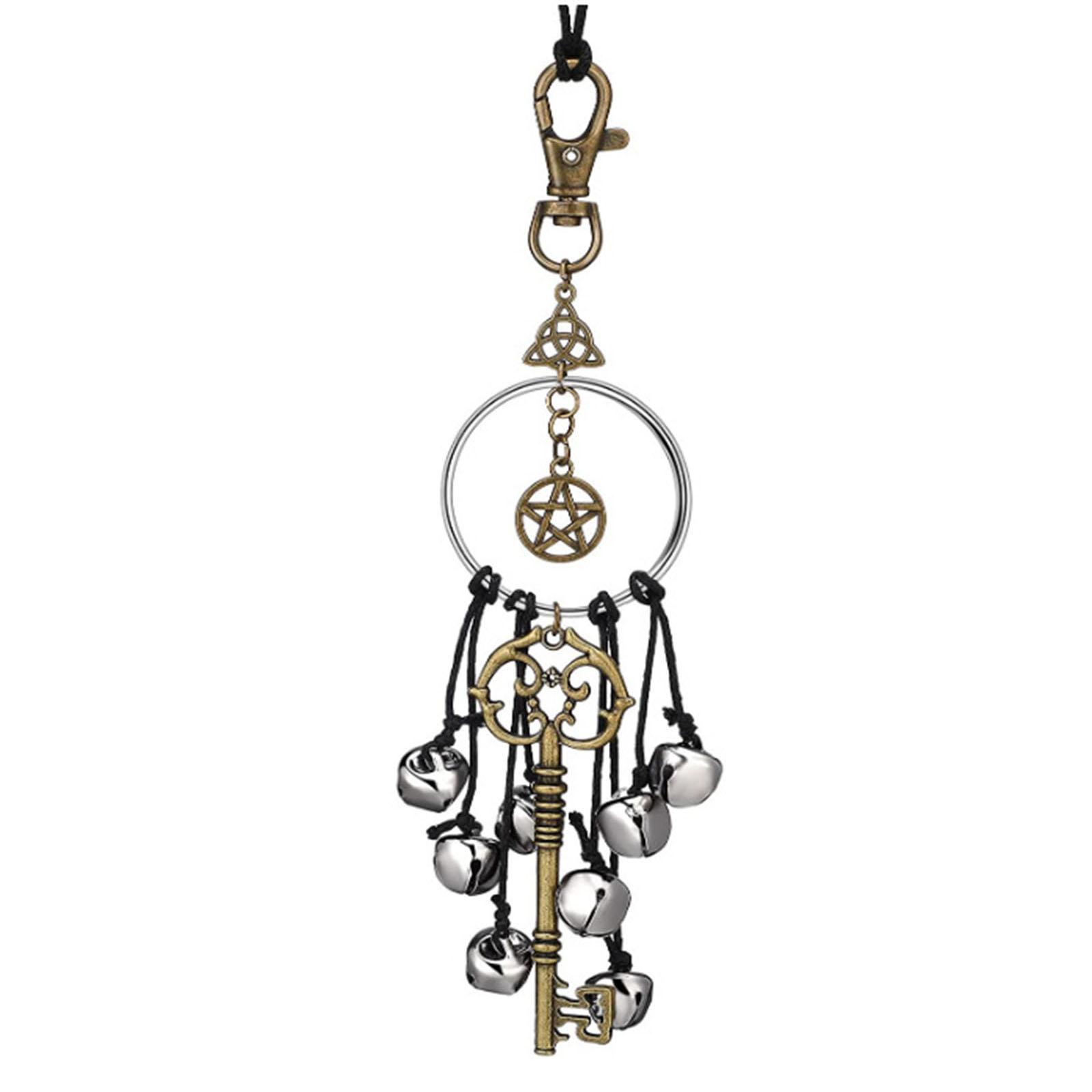 Witch Magic for Key Pendant Witch Bells Gothic Keychain Home Gift for Women Men 1