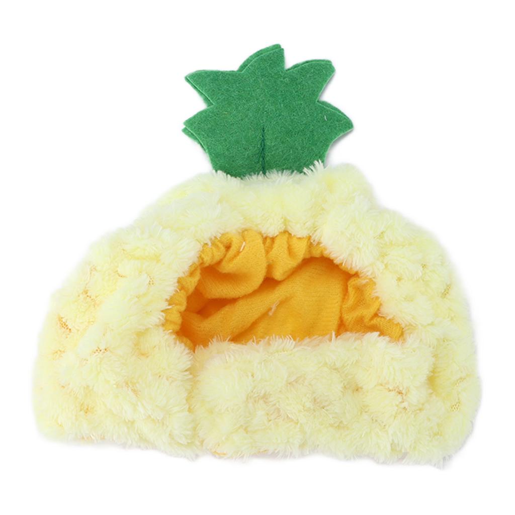 Haustier Ananas Hut Tierische Sichere Materialien Verstellbar Halloween Niedlicher Haustierhut für Katze Kätzchen Welpe Haustier