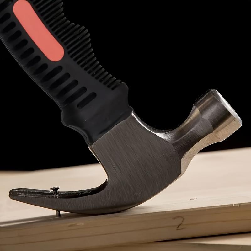 1/2PCS Handy Hammer Nail Puller Woodworking Iron Hammer Household Hammer Taphouse Hardware Tool Small Hammer for Easy Use