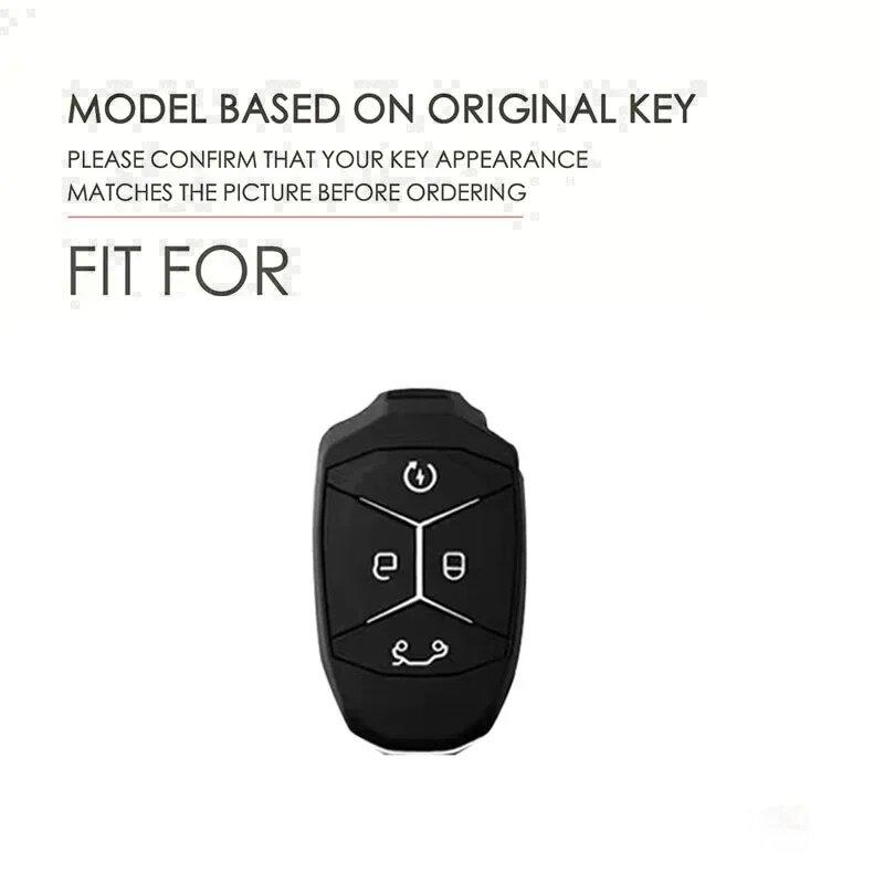 Zinc Alloy Leather Car Key Key Case Lynk & Co Lynk & Co Lynk Co 05 01 02 03 06 09 4 Button Key Fob Car Key Case Case