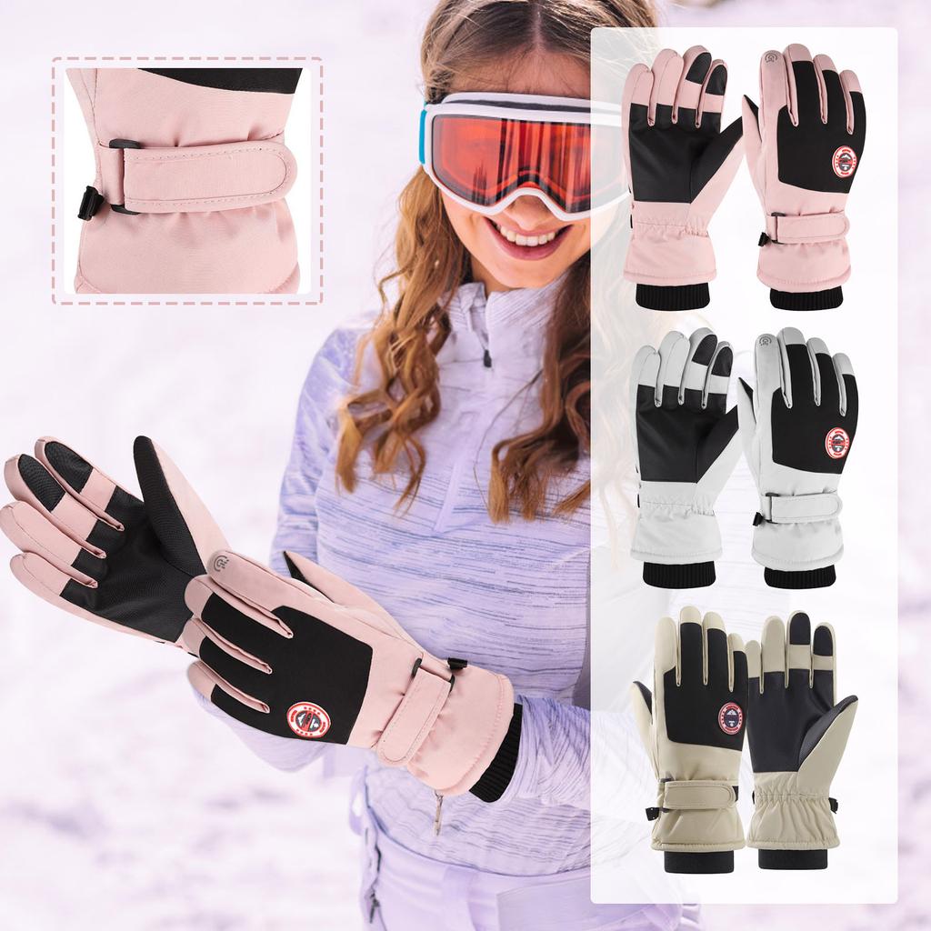Winter Ski Snow Gloves For Women Men Youth Touchscreen Waterproof Hand Warming Gloves