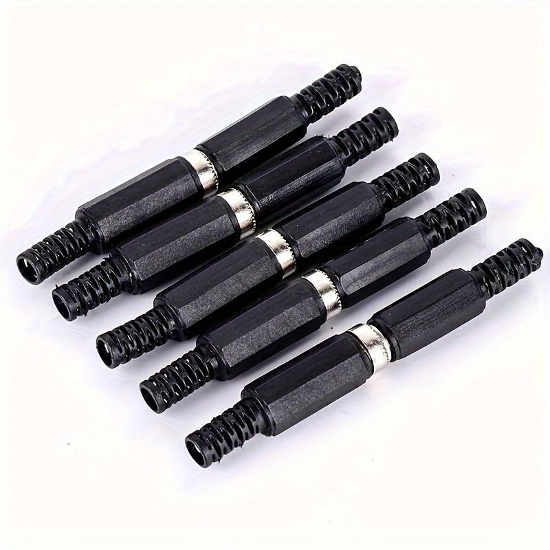 10Pairs DC Socket 5.5mm X 2.1mm Female DC Barrel Jack Solder DC Connectors 5.5x2.1mm DC Power Plug Male Female Jack Socket