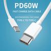 USB C to USB C Charger Cable PD Type C Fast Charging Cord Line Data Wire For 16 15 Pro Samsung Huawei and More