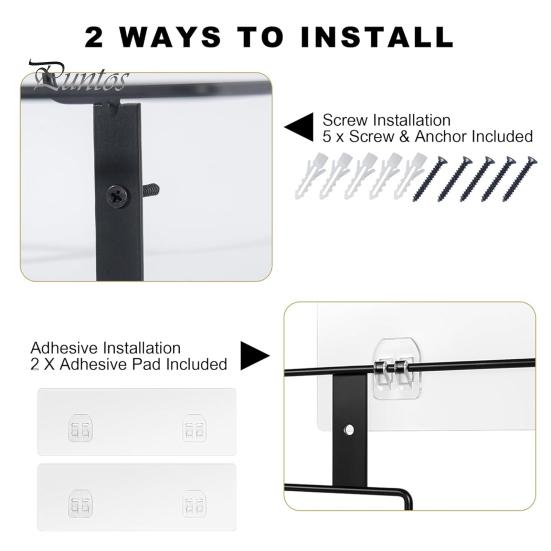 Glove Holder Metal Box with Screws Wall Mounted Anti-slip Tissue Dispenser Organizer Healthcare Food Service Dentist Disposable Stoarge Rack