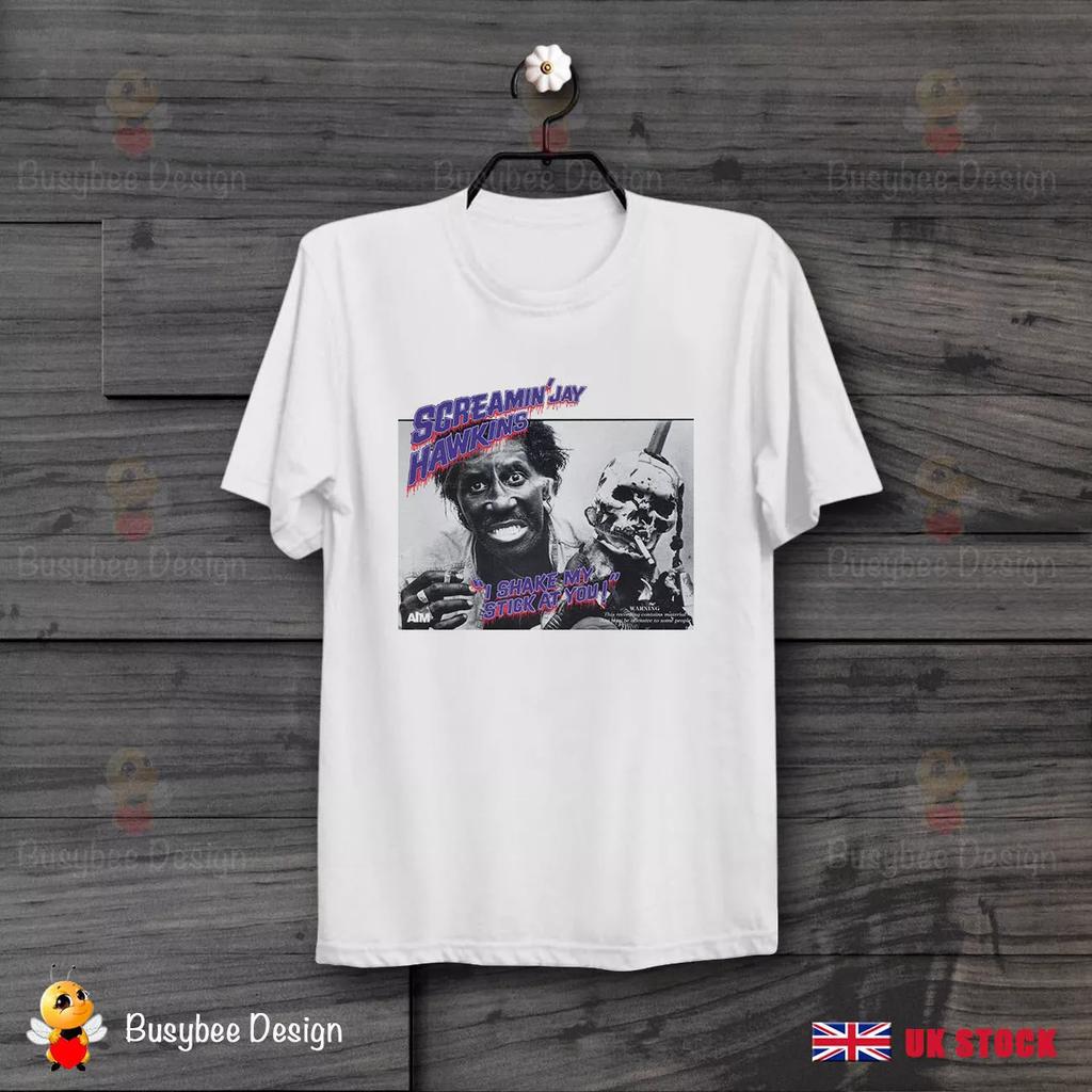 Jay Hawkins Screamin Voodoo R&B Rock CooL Unisex 100% Cotton T-shirt Mens Tees Top B485