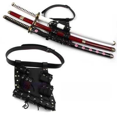 Medieval Katana Belt Holster Demon Slayer Real Japanese Katana Samurai Sword Waist Ninja Knife Sabre Holder Anime Cosplay Prop