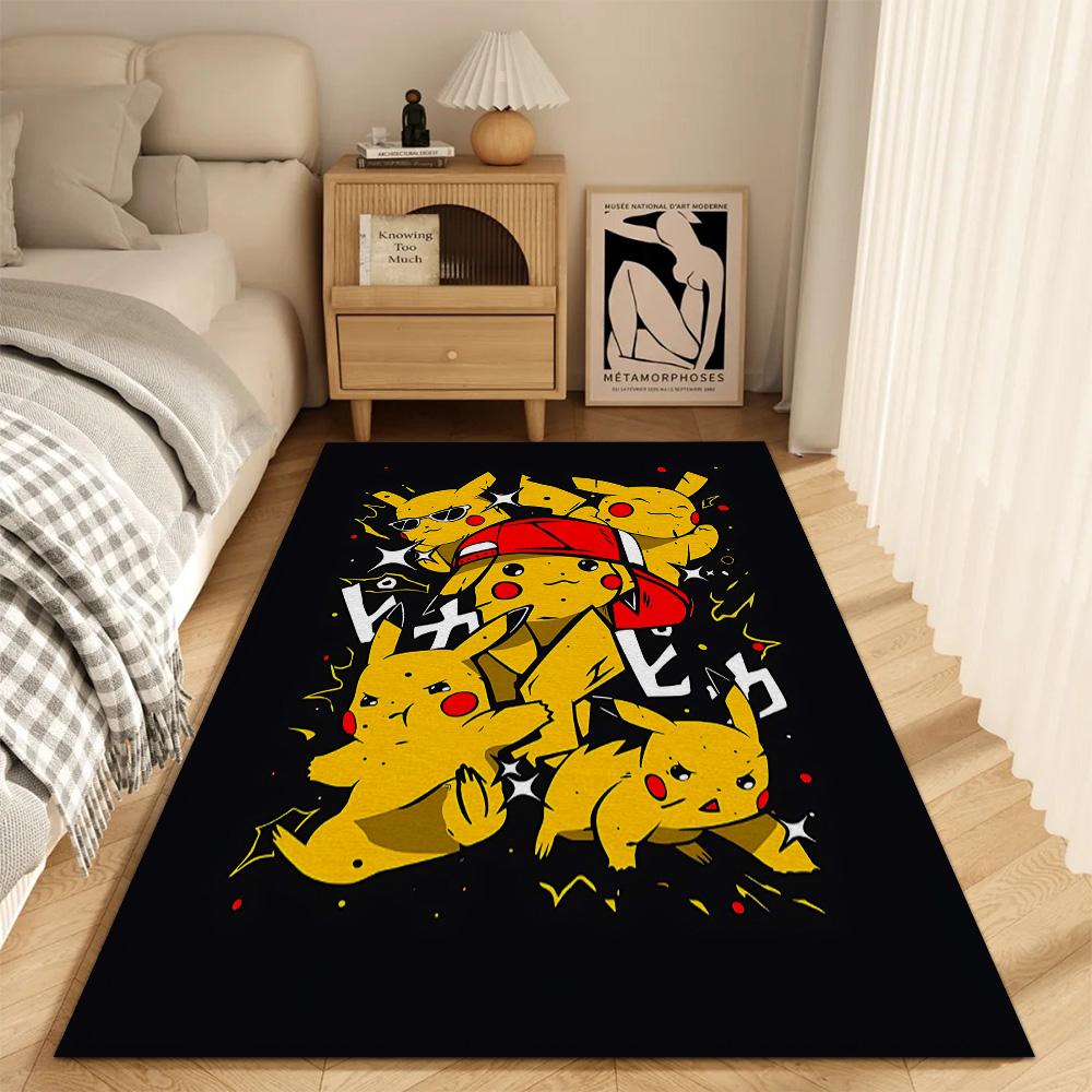 

Модный коврик для прихожей Гостиная P-Pokemon Ковры Декор P-Pikachu Нескользящий ковер для Кухни Ванной Комнаты Балкона Двери Дома 40x60cm
