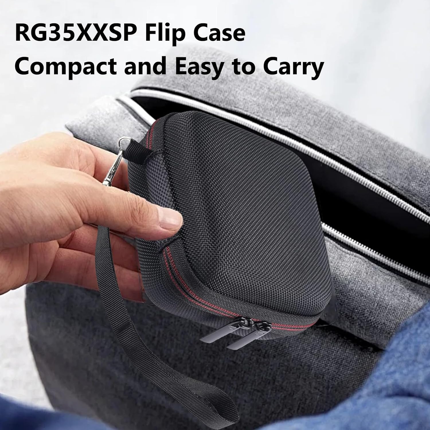 Growalleter Carrying Case for Anbernic RG35XXSP Flip/ RG35XXSP / RG 34XXSP Handheld Game Console, Protective Storage case for Nintendo Game Boy