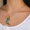 Western Cowgirl Riding Fashion Jewelry Versatile Cowboy Boot Earrings/Necklace Accessory for Casual or Dress Looks