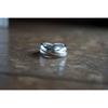 Used Vintage Navajo Native Indian Silver Double Ring France