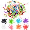 CyeeLife dartspetsar plast 100 st 2BA gänga mjuka dartspetsar mjuka spetsar 8 färger mix