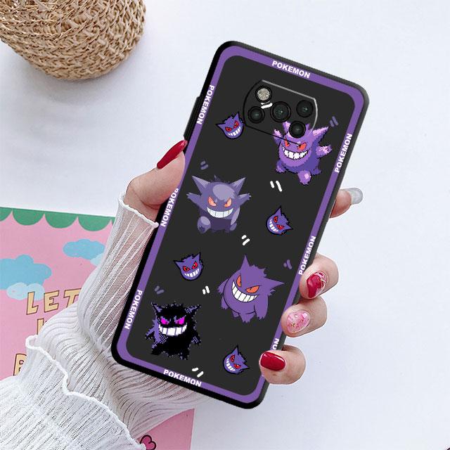 Pokemon Pikachu Cartoon Case dla Xiaomi Mi Poco X3 NFC M4 F3 C40 11 11T 10T Pro 12 9T 9 10Lite tylna miękka obudowa telefonu