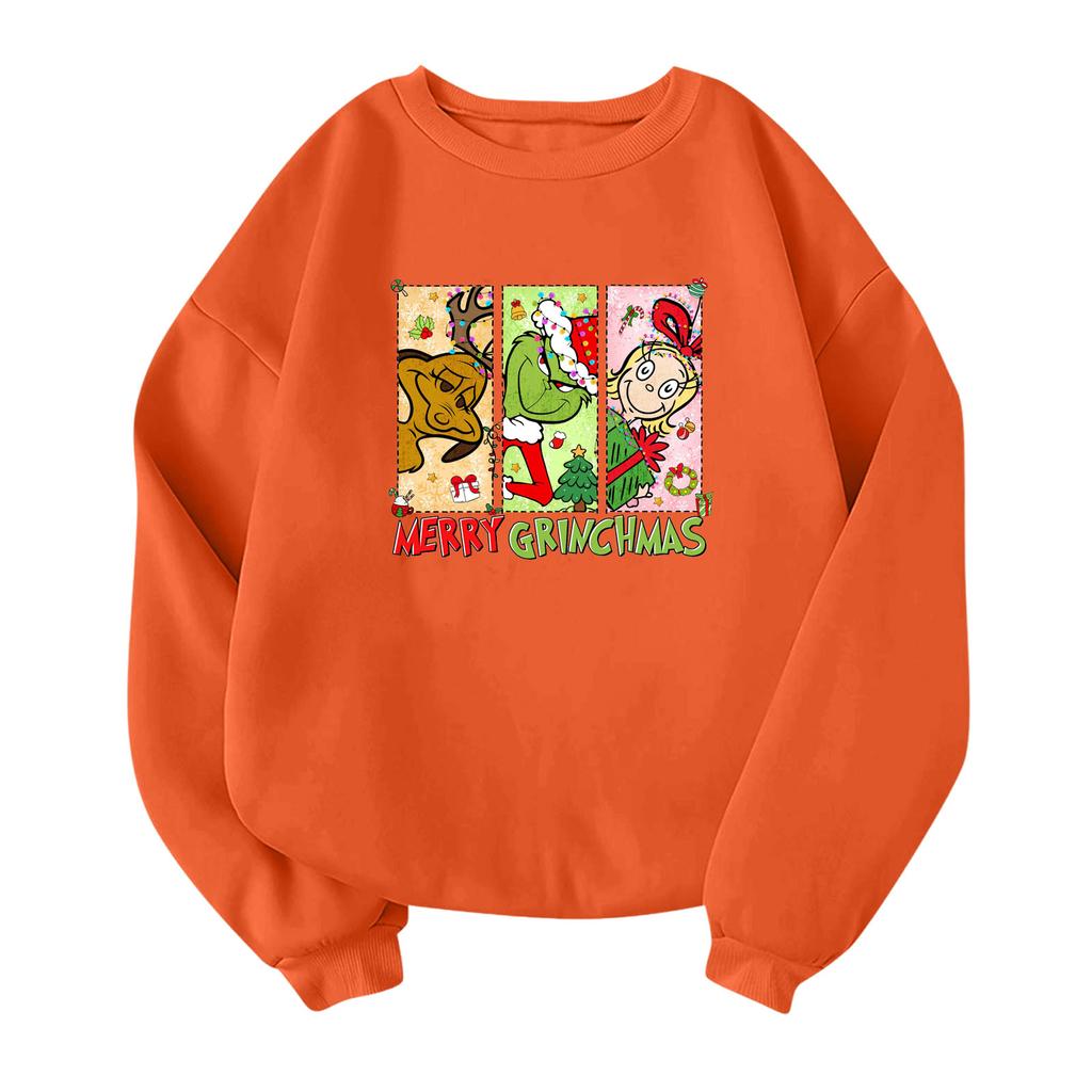 Children's Fashionable Lightweight Long-sleeved Round Neck Pullover With Pockets Printed Pullover