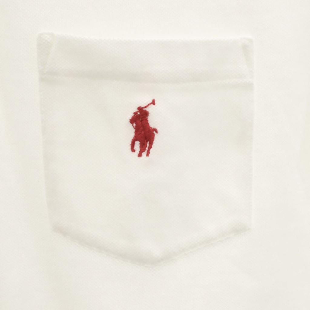 Polo by Ralph Lauren Short Sleeve Custom Fit Polo Shirt M White Fawn Men's Used