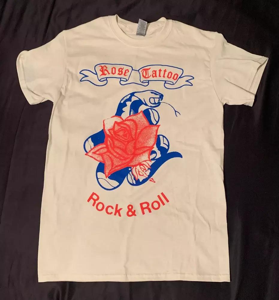 Rose Tattoo BAND Rock & Roll T Shirt Full Size S-5XL Unisex T-Shirt L