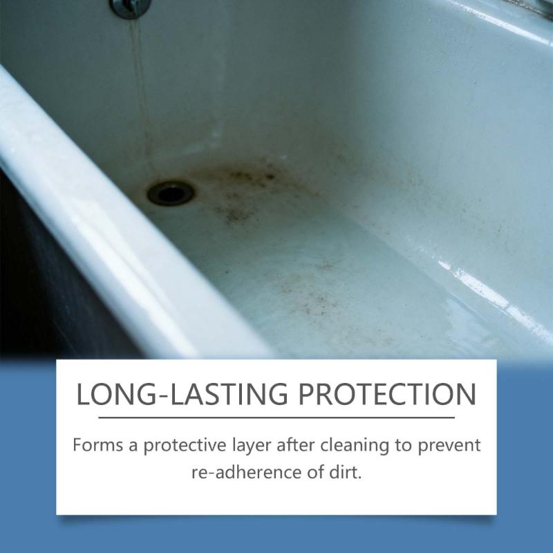 Pastiglie Detergenti per Vasca da Bagno Formula Pulente Rimuove Calcare Macchie Odori Sicuro per Uso Domestico Contenitore in Plastica
