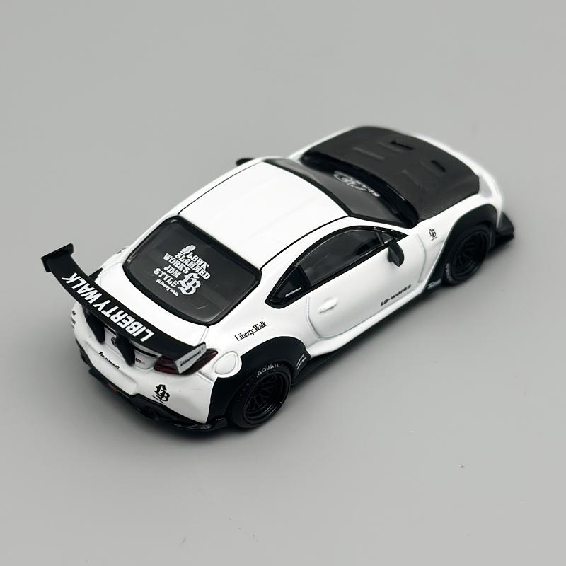 ADF1 MINIGT 1:64 Toyota GR86 LBNation White Alloy Car Model 769