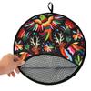 Roti Maker 12 Inch Insulated Cloth Taco Warmer Holder For Corn Flour Tortillas Microwave Oven