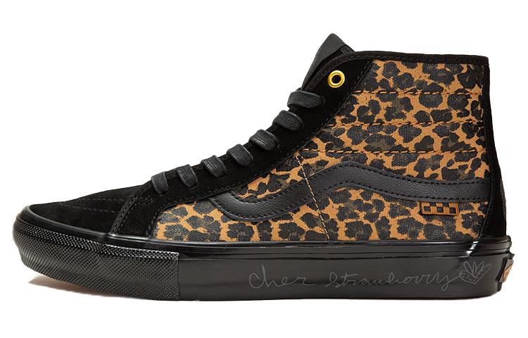 Sk8 Cher Strauberry x Sk8 Skate Vans-Hi Decon  Cheetah  VN0A5KYB9CY 36