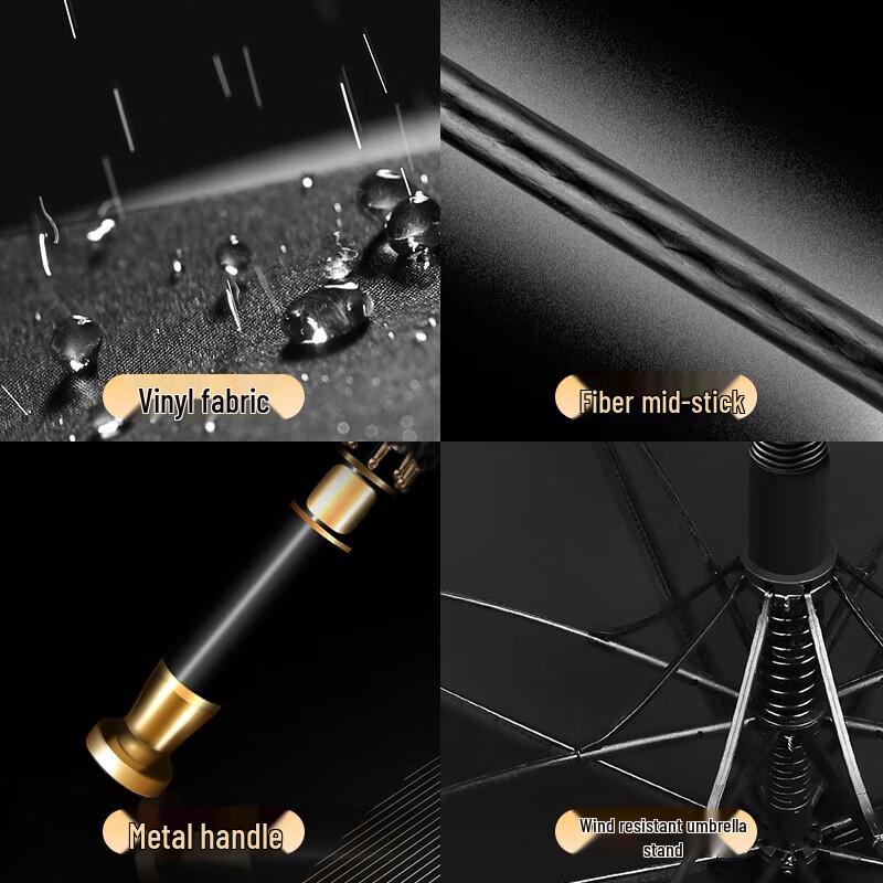 Classic Wooden Handle Golf Umbrella