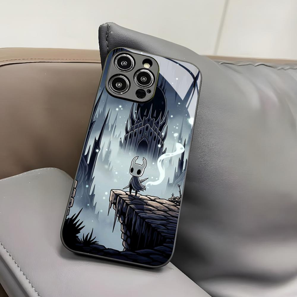 Game The Hollow Knight Phone Case for Iphone 17 Air 16 15 14 12 11 13 Pro Max Mini X Xr Xs Puls Black Glass Cover