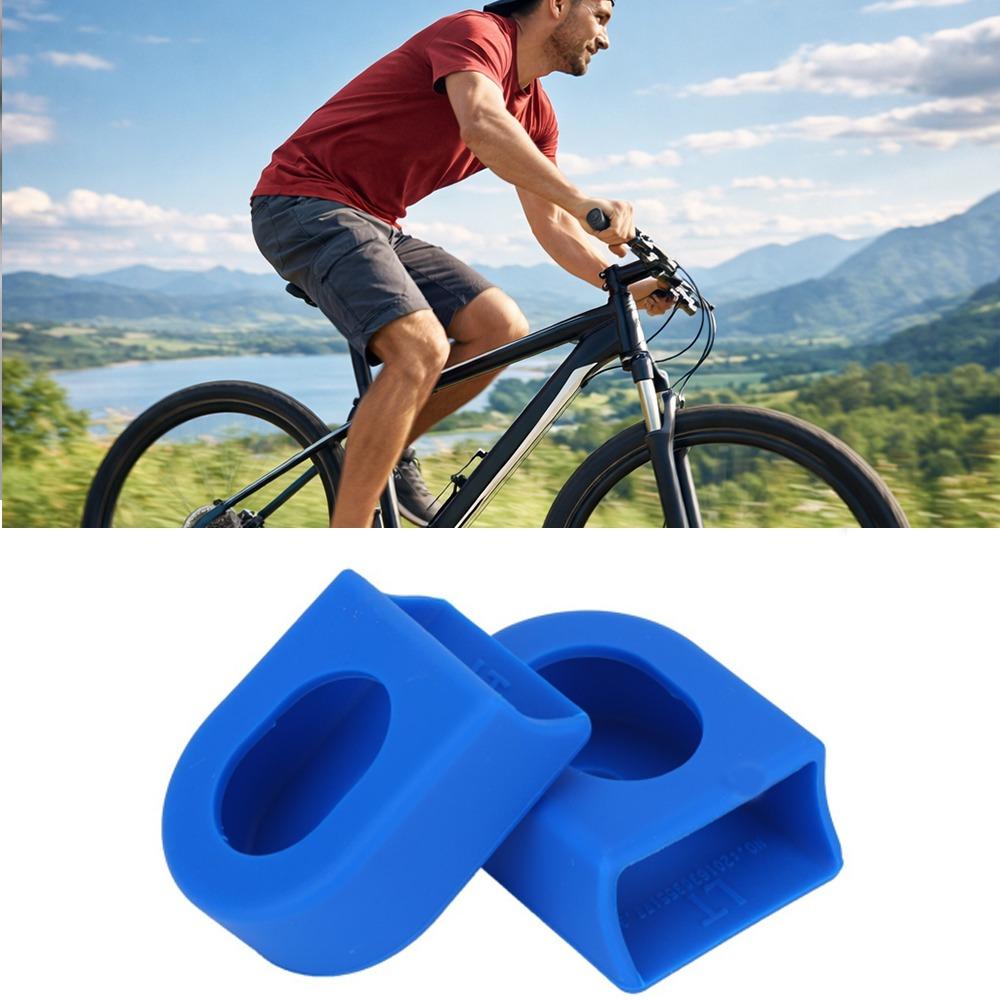 10PCS Multicolor Cycling Crank Boot Protectors Silicone Crank Arm Protectors  Mountain Bike