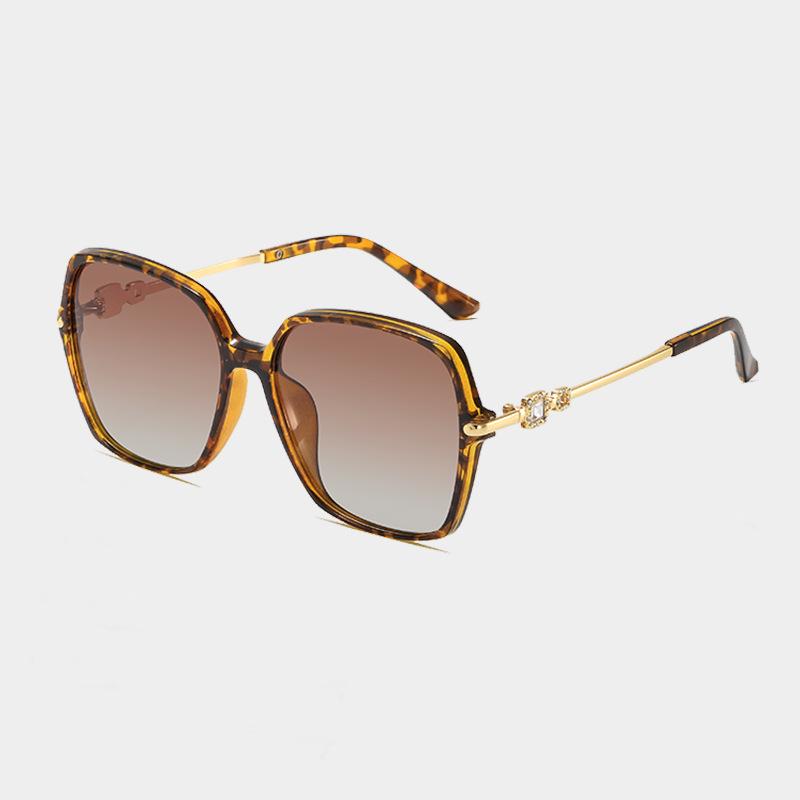 Polarized Retro Square Sunglasses - Trendy Fashionable High-End Feel Glasses