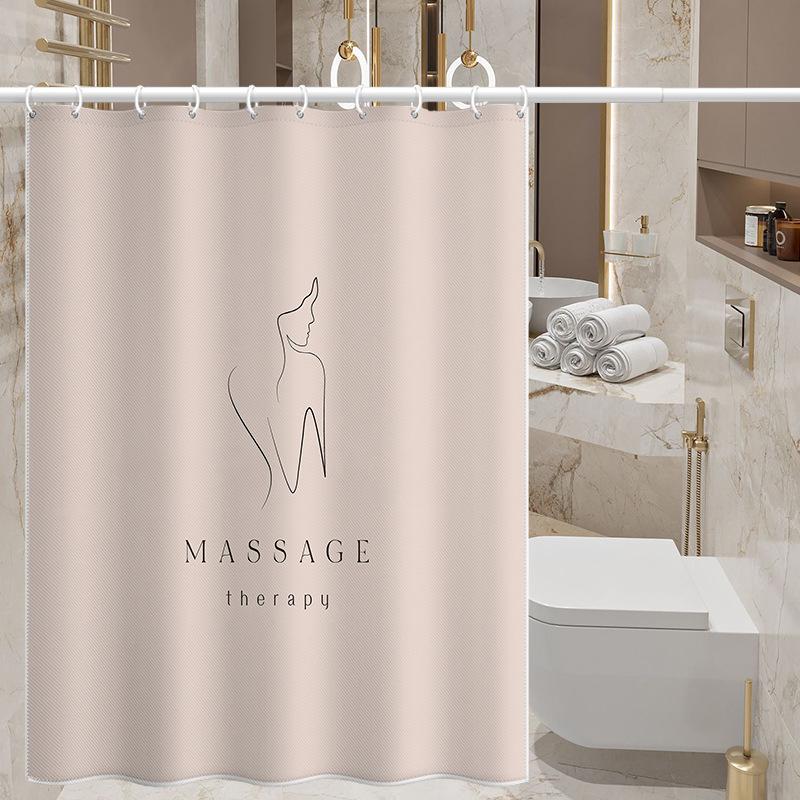 Perdea de duș îngroșată, rezistentă la apă, rezistentă la mucegai, Perdeau despărțitor de duș.