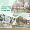 Seating Set for Children 3-8 Years, 1 Table & 2 Chairs, Cute Animal Motif, Green
