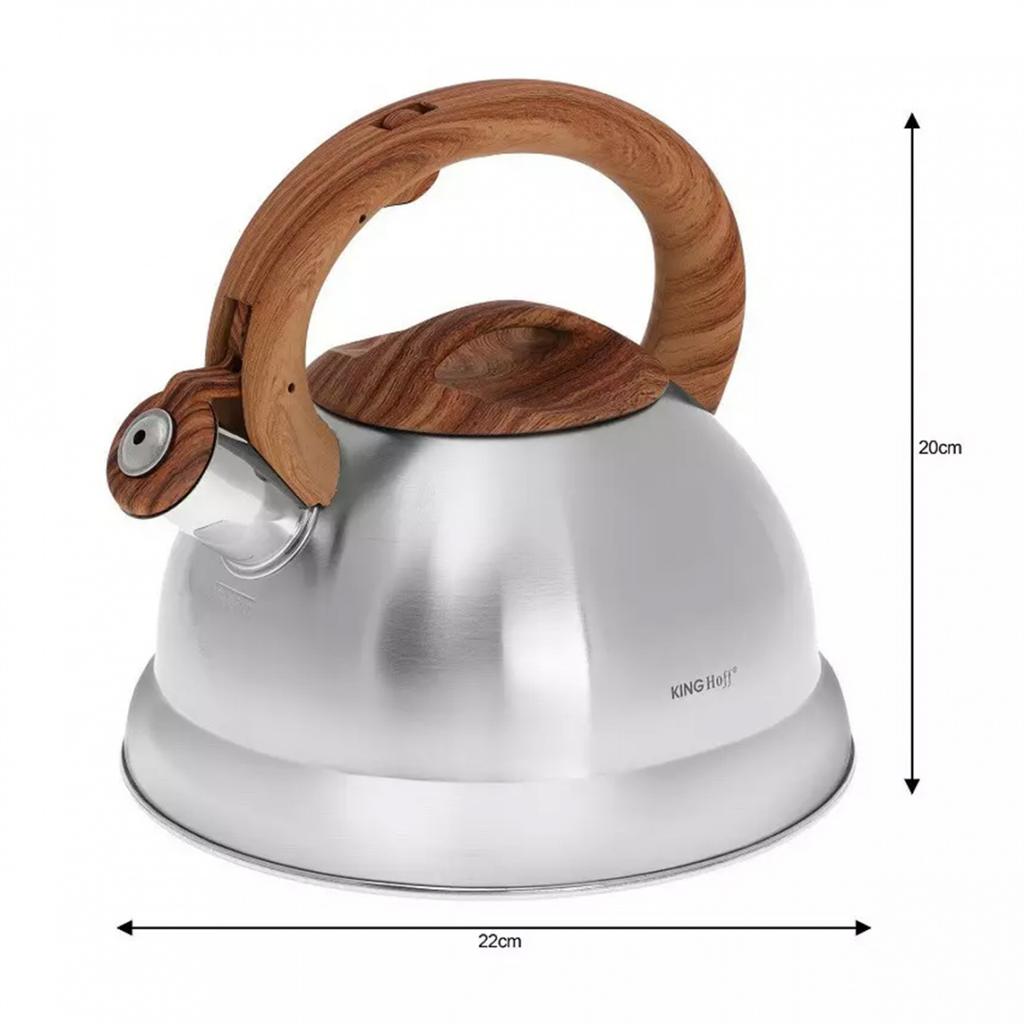 KINGHOFF KH-3336 3L KETTLE WITH WHISTLE