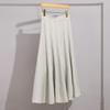 High-End Acetic Acid A-Line Drape Skirt - Women's Casual and Chic Spring/Autumn Umbrella Skirt